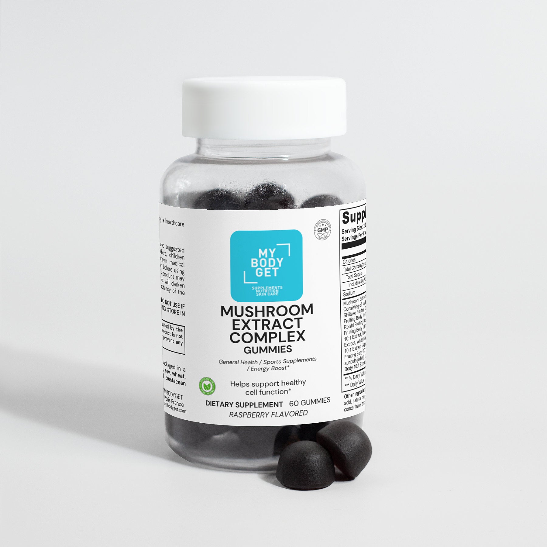 Mushroom Extract Complex Gummies – Natural Energy & Cognitive Support