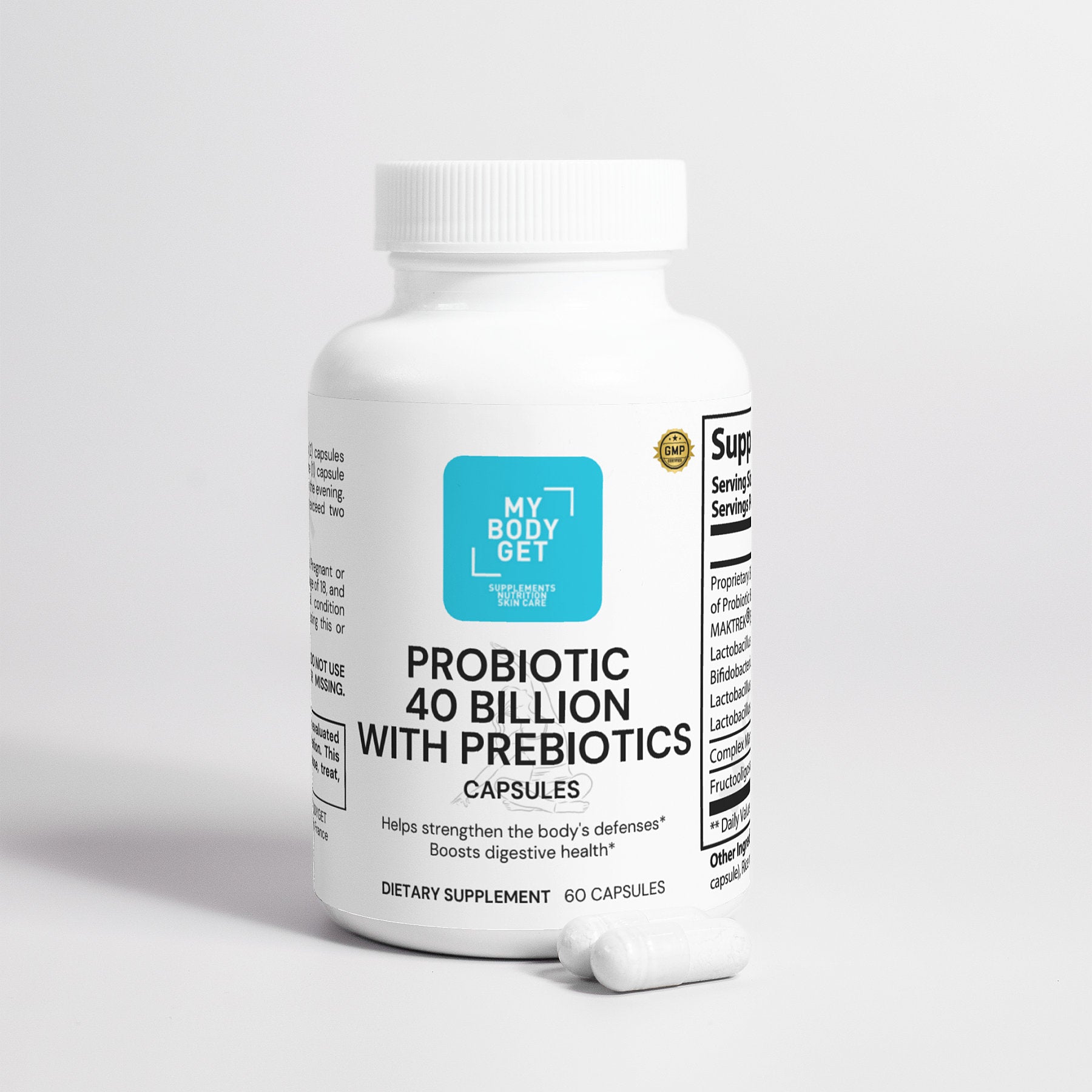 Probiotic 40 Billion with Prebiotics