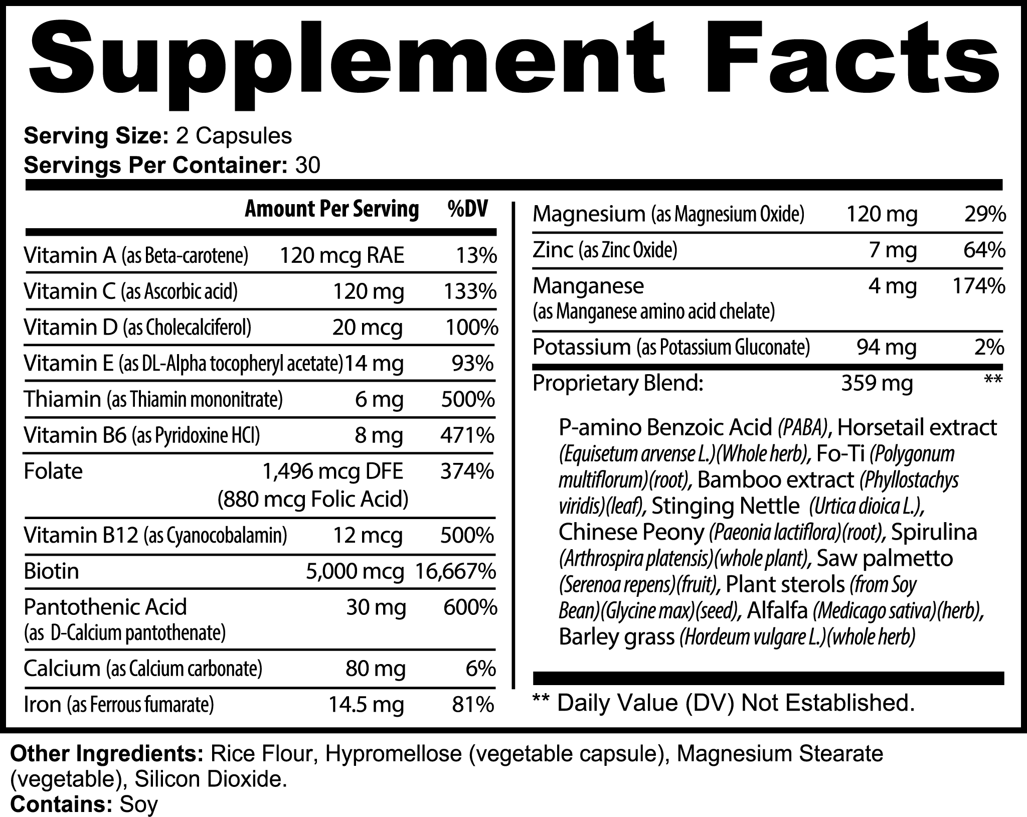 Hair, Skin & Nails Essentials Capsules