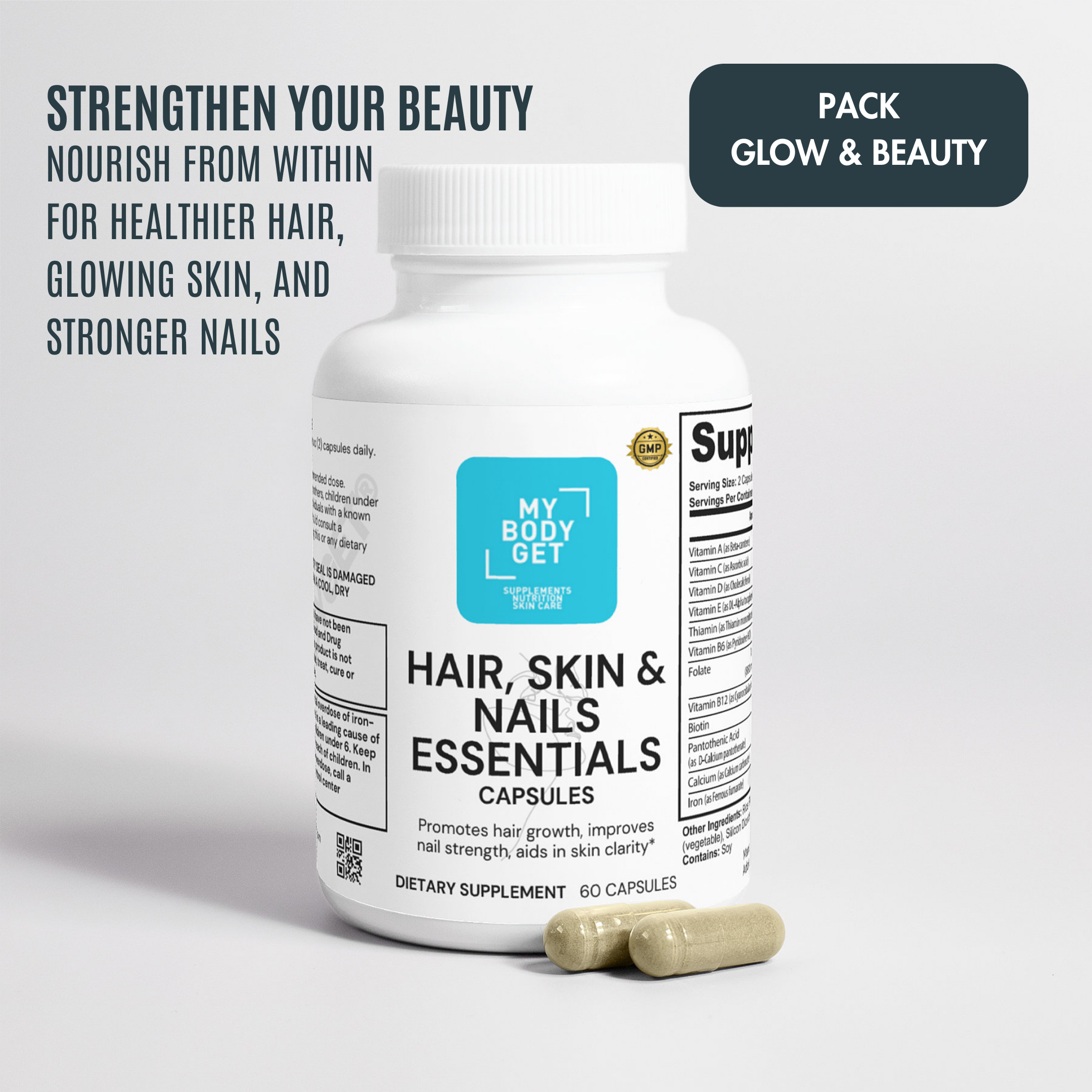Glow & Beauty Pack – Nourish Your Skin, Hair & Nails from Within