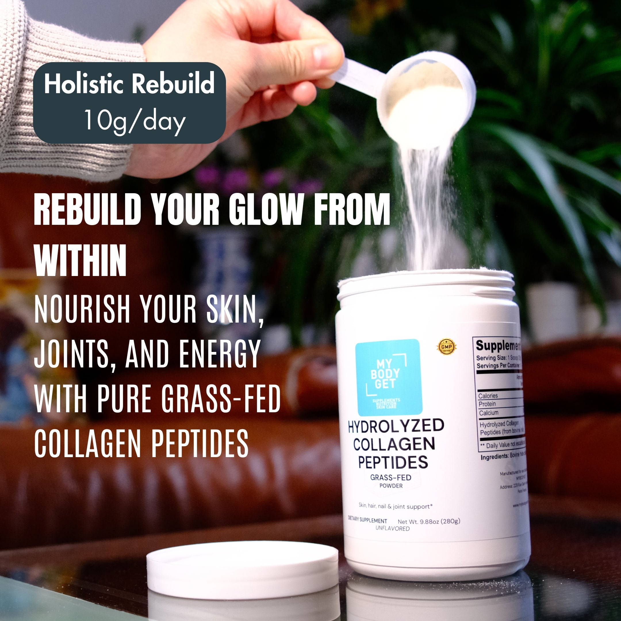 Glow Collagen – Premium Hydrolyzed Collagen Powder