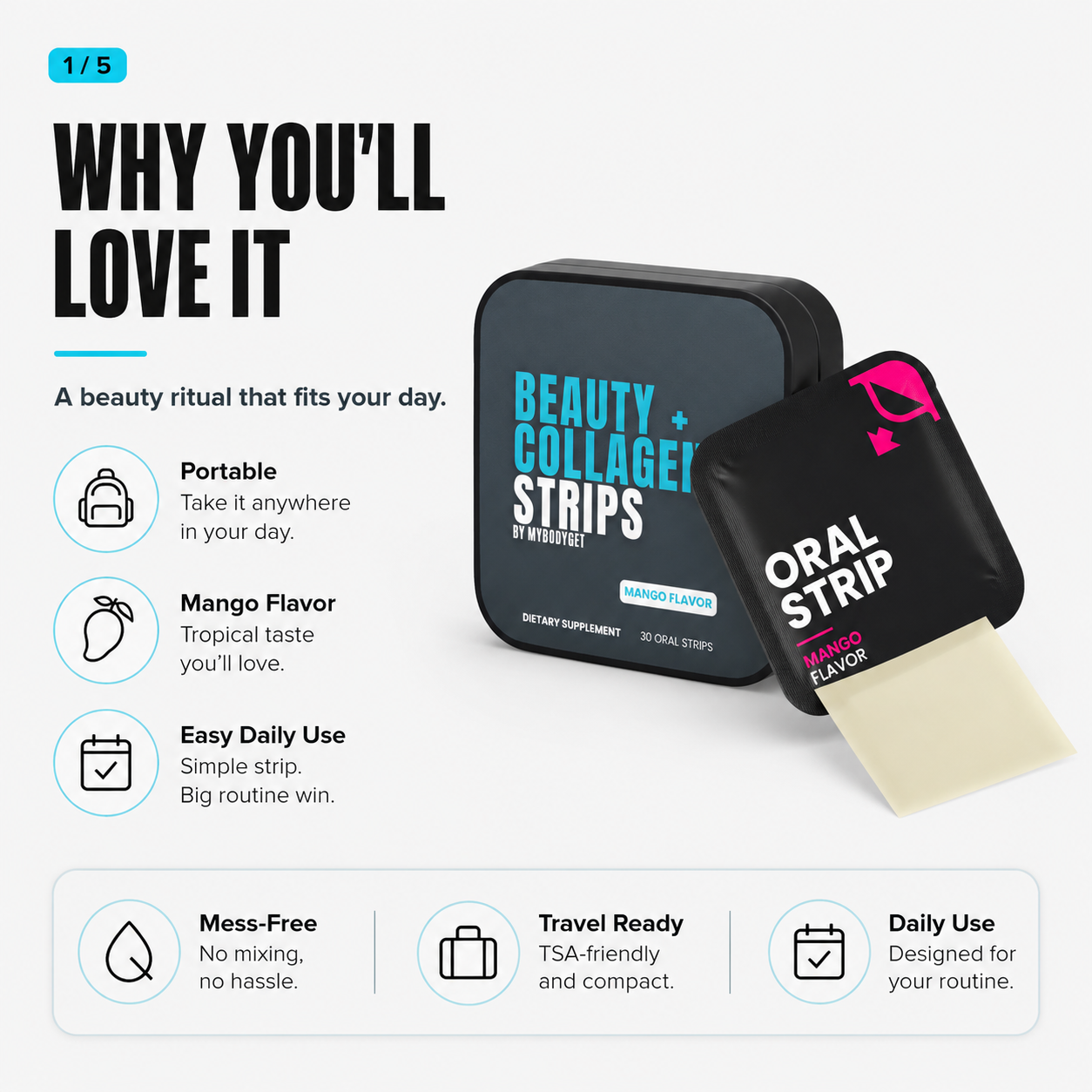 Beauty + Collagen Strips