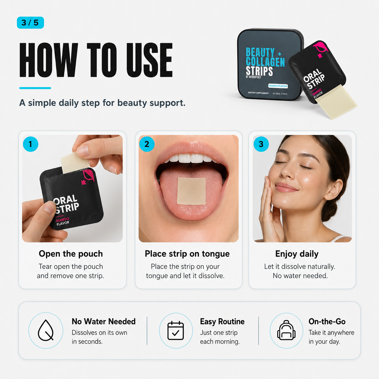 Beauty + Collagen Strips
